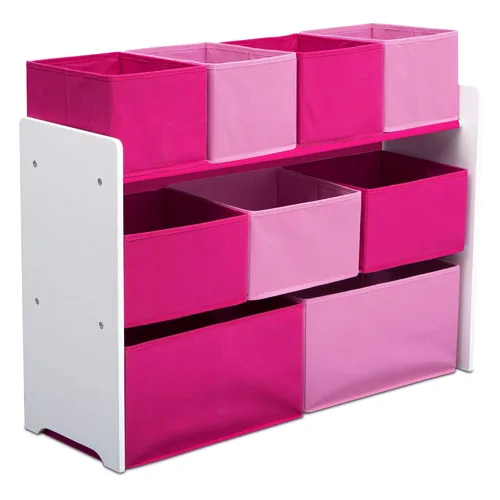 Miniatura 11 de Delta Children - Organizador de juguetes Deluxe con múltiples compartimentos y contenedores de almacenamiento, certificado Greenguard Gold