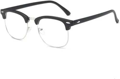 LNTICB® Gafas con Bloqueo de Luz Azul para Computadora, Gafas de Lectura, Montura de Gafas con Lente Transparente, Unisex, Anti UV, Anti Fatiga