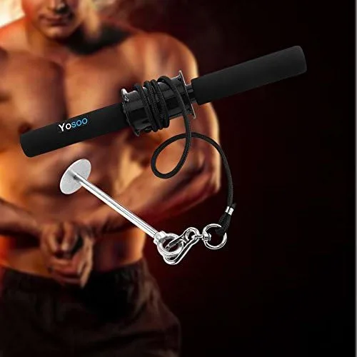 Miniatura 4 de Entrenador de rodillos de muñeca y antebrazo, entrenador de antebrazo, entrenamiento de fuerza de brazo, equipo de fitness para gimnasio en casa