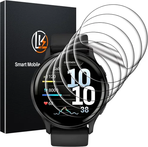 Miniatura 10 de LK 6 Pack para Garmin Venu 3s Protector de Pantalla 41mm - Protector de Pantalla de TPU Suave Auto-Reparable Anti-Arañazos para Garmin Venu 41mm