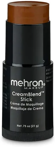 Miniatura 51 de Mehron Makeup CreamBlend Stick Base para rostro y cuerpo Barra de maquillaje profesional de cobertura completa 0.75 oz (21 g) (Dark 4)
