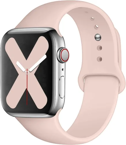 Miniatura 34 de Saucyi Compatible con Apple Watch Band 1.614 in 1.575 in 1.496 in 1.929 in 1.772 in 1.732 in 1.654 in, correa deportiva de silicona suave con cierre