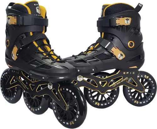 Miniatura 3 de Epic Skates Patines en línea de velocidad de 3 ruedas Engage de 125 mm