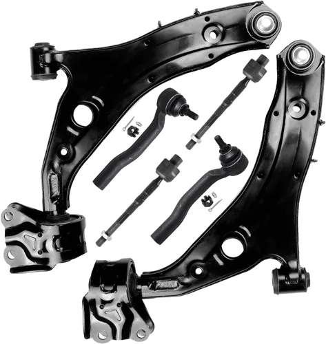 Miniatura 90 de Detroit Axle - Kit de brazos de control de extremo delantero 4WD para Ford 04-08 F-150, 06-08 Lincoln Mark LT, 4 extremos de barra de acoplamiento