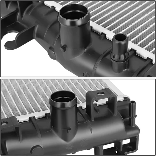 Miniatura 3 de DNA Motoring OEM-RA-13462 Radiador de núcleo de aluminio de 1 fila de estilo OE compatible con Corvette 2014-2019, 21-1/2 pulgadas de ancho x 18