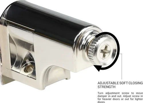 Miniatura 7 de Rok Hardware Amortiguador de cierre suave para puertas de gabinete/Compacto/Adaptador de cierre suave para gabinete/herramienta/bisagra con acabado
