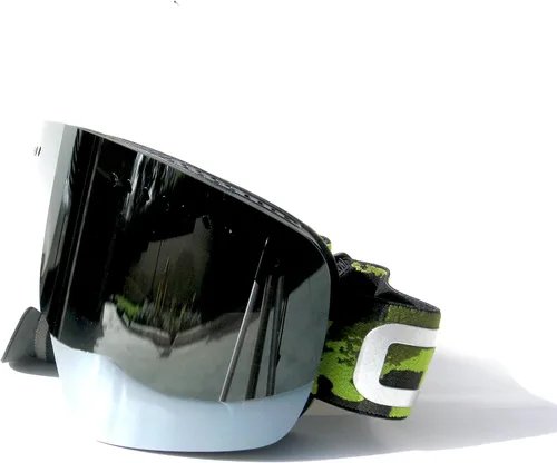 Miniatura 2 de CRG Sports Gafas de snowboard 100% protección UV, sin marco, gafas de esquí para hombres, mujeres y adultos