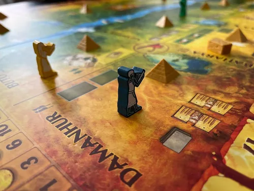 Miniatura 3 de Amun Re by Alley Cat Games Juego de mesa de estrategia A partir de 12 años 2 a 5 jugadores Juego clásico de subastas y construcción