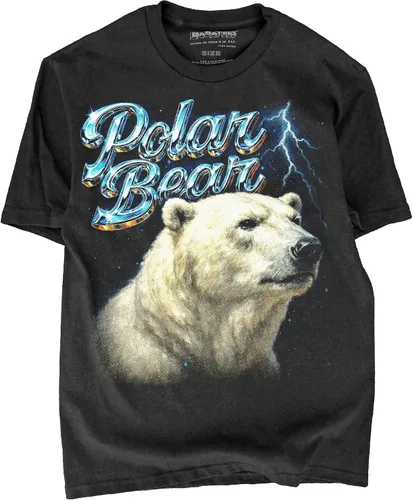 Miniatura 16 de Camiseta de Heavy Metal de los 80s con Animal en Negro - 100% Algodón - para Hombre y Mujer