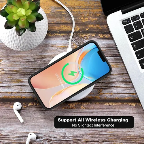 Miniatura 7 de Funda compatible con iPhone 13 de 6.1 pulgadas, de silicona líquida premium [forro de microfibra suave antiarañazos], goma de gel, protección Uva
