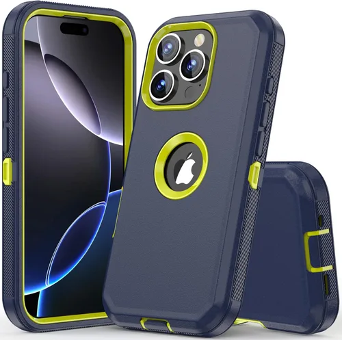 Miniatura 37 de COOYA Funda para iPhone Air de Protección Completa del Cuerpo contra Caídas, Funda Resistente a Prueba de Golpes de 3 Capas, Híbrida de Servicio