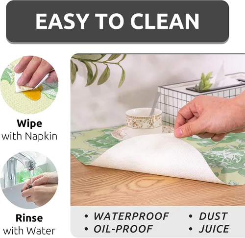 Miniatura 4 de FIFTY FEET 12x120 Pulgadas Revestimiento para Estanterías para Gabinetes de Cocina, Revestimiento para Cajones de PVC para Cómoda Antideslizante