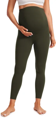 CRZ YOGA Butterluxe - Leggings de maternidad sobre el vientre de 25 pulgadas, pantalones suaves para entrenamiento, yoga y embarazo