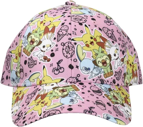 Miniatura 2 de Bioworld Pokemon Anime Personajes Todo Sobre Impresión Rosa El Snapback, Rosado