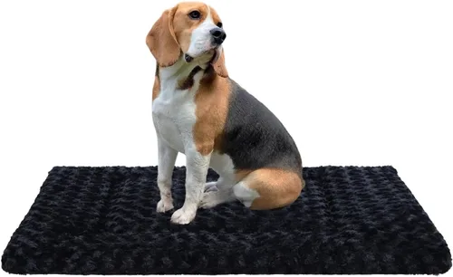 Miniatura 15 de Tapete lavable para cama de perro, suave y esponjoso, para mascotas, colchón para dormir para perros grandes, jumbos, medianos y pequeños, 30 x 19