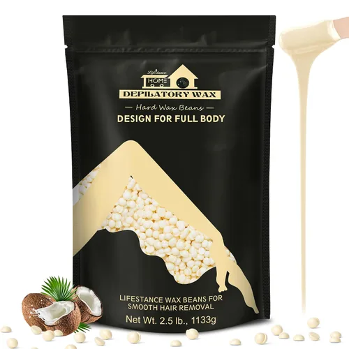 Miniatura 9 de Kit de Cera Brasileña para Bikini Azul Dura Lifestance de 2.5 libras con 30 Aplicadores - Perlas de Cera Perlada para Cara, Cuerpo, Piernas - Para
