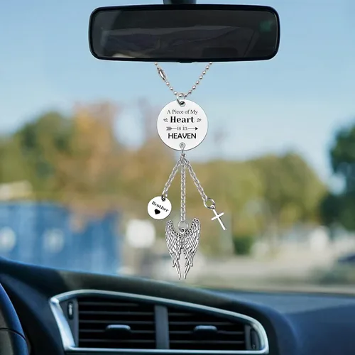 Miniatura 6 de Regalos conmemorativos para hermanos para mujeres y hombres, accesorios para colgar en el automóvil, regalo de condolencias, regalos conmemorativos
