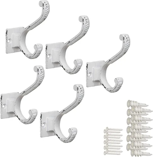 Miniatura 13 de Ganchos de hierro fundido para abrigos, tacos de barco, decoración de entrada náutica, gancho multiusos para colgar toallas y sombreros, duraderos