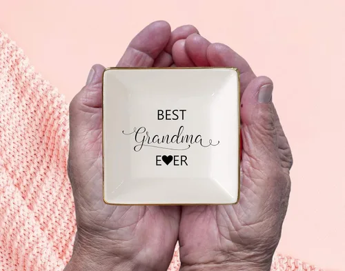 Miniatura 95 de Simply Charmed Amo Mi Abuela – Divertido regalo español para el Día de la Madre para la abuela de cerámica o soporte para anillos – Elegante bandeja
