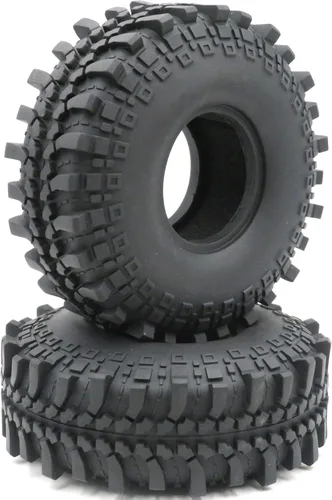 Miniatura 5 de 4pcs RC 2.2 Crawler Mud Terrain Neumáticos Super Grip Soft Neumáticos con inserto de espuma suave Altura: 145mm/5.7inch