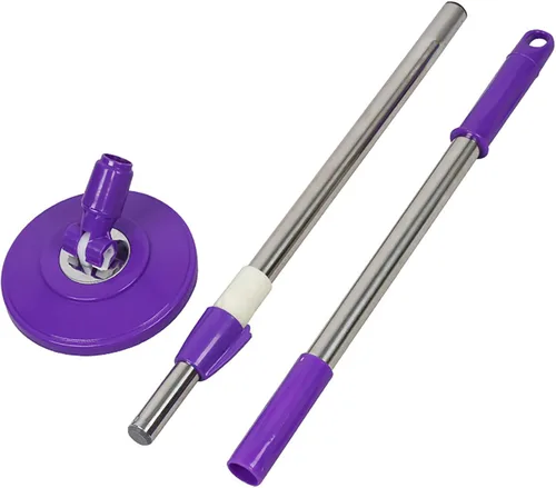 Miniatura 8 de Repuesto de mango de poste de trapeador giratorio, mango telescópico giratorio de 360 grados, accesorios de herramienta de limpieza, versión Azul