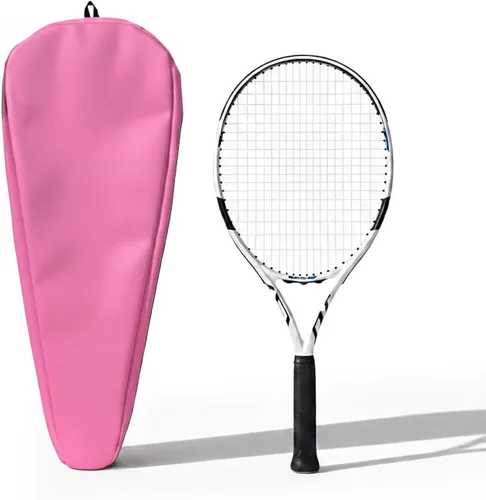 Miniatura 22 de Bolsa de tenis TaktZeit ligera y acolchada con funda para raquetas de tenis y correa de hombro ajustable Gris