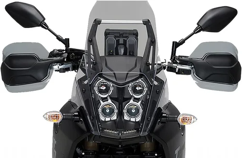 Miniatura 6 de Extensiones de protector de mano de motocicleta para Tenere 700 Tenere700 XTZ 700 2019-2021 (gris ahumado)