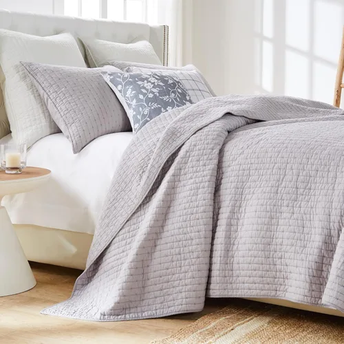 Miniatura 2 de Greenland Home - Juego de ropa de cama texturizada, 2 piezas, tamaño individual/XL, cosmo cambray