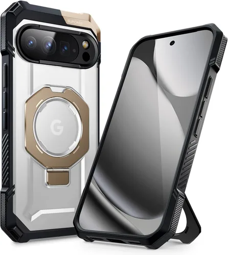 Miniatura 10 de SUPCASE Funda magnética resistente para Google Pixel 10 Pro XL con soporte (agarre Unicorn Beetle), [compatible con MagSafe]
