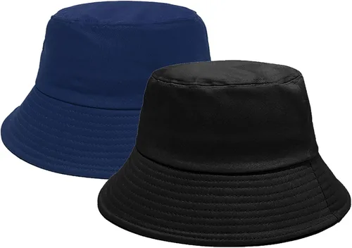 PFFY 1 o 2 piezas de sombrero de pescador para mujeres y hombres de algodón para verano sol playa pesca