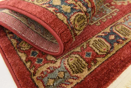 Miniatura 12 de Unique Loom Sahand Collection - Alfombra tradicional geométrica roja (2 pies 2 pulgadas x 3 pies)