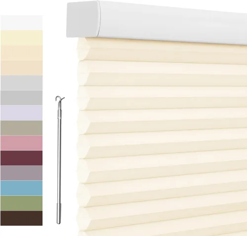 Miniatura 22 de Tonature Persianas Celulares de Tamaño Personalizado para Ventanas Cortinas Blackout sin Cordón Persianas Enrollables Protección UV Aislamiento