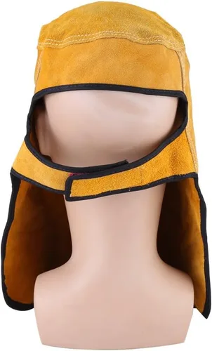 Miniatura 6 de Casco de soldadura, máscara de soldadura transpirable con lente, máscara de cuero para casco de capucha de soldadura MIG ARC