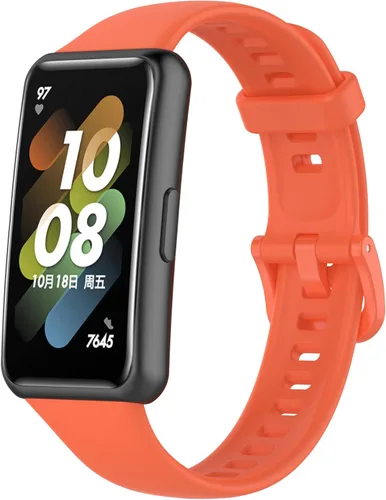 Miniatura 21 de Senter Banda de repuesto de goma suave de liberación rápida para Huawei Band 7 Smart Watch Púrpura