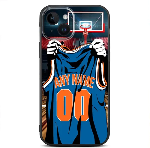 Miniatura 27 de Nombre y número personalizados de bricolaje – Camiseta de baloncesto de Oklahoma City – Funda de silicona líquida para iPhone 17 Air 16 15 Pro Max