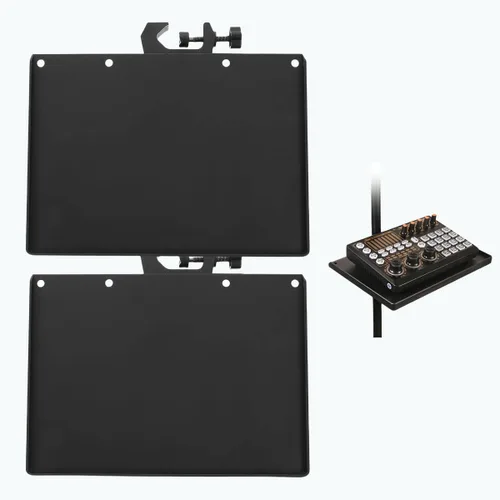 Miniatura 8 de 2 bandejas universales para micrófono, soporte ajustable para soporte de micrófono, bandeja de soporte para micrófono para hoja de música
