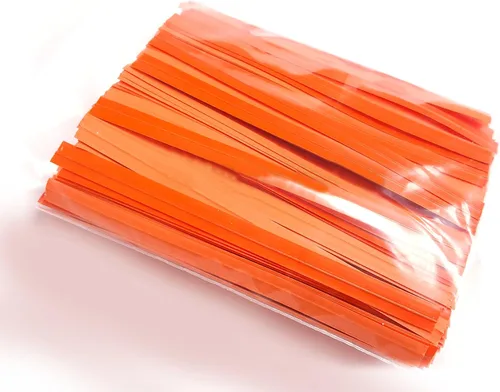 Miniatura 7 de cintas de alambre de 4 pulgadas de largo, con revestimiento de plástico, no se rompen, uso general, ideal para bolsas de regalo de fiesta, embalaje