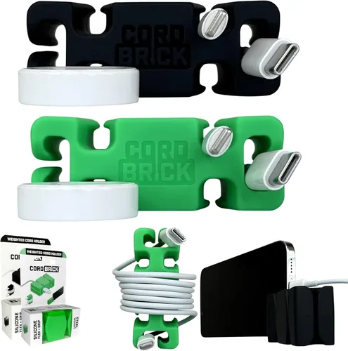Miniatura 28 de CordBrick Rellenos para Calcetines para Adultos Gestión de Cables Soporte de Cable con Peso Envoltorio de Cable Soporte para Teléfono - Organizador