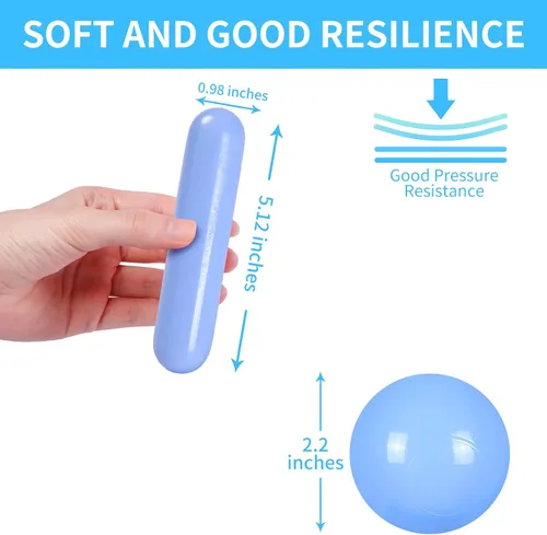 Miniatura 3 de Bolas para piscina de bolas STARBOLO para niños - Paquete de 150, 200, 500 bolas de piscina de bolas coloridas a prueba de aplastamiento de plástico