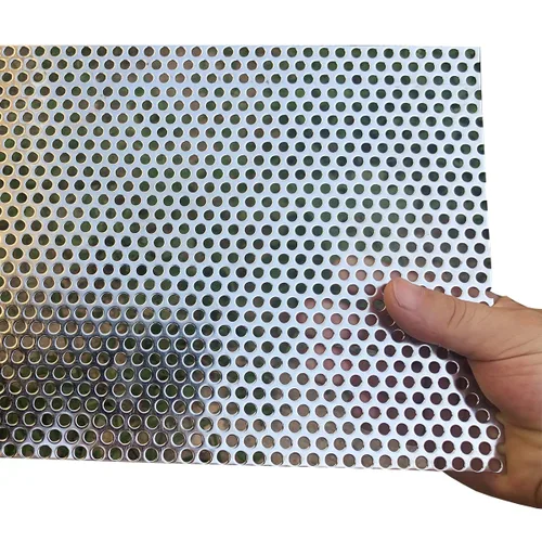 Miniatura 6 de Hojas de metal perforadas - Hojas expandidas y perforadas - Hoja de acero inoxidable perforada - 20GA agujero de 0.2" (aproximadamente 5mm) 11.8" X