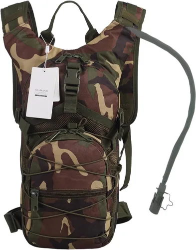 Miniatura 11 de Mochila de hidratación con vejiga de agua de 3L para senderismo y escalada