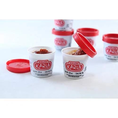 Miniatura 3 de KARLA Vasito Tamarindo y Guayaba 1 libra 9.3 oz 24 mini tazas