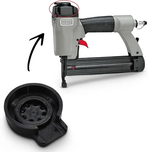 SplashNColor - Deflector de escape de goma Porter para cable portador, compatible con BN125A BN200A, Brad Nailer NS100a 894698 Porter acabado de