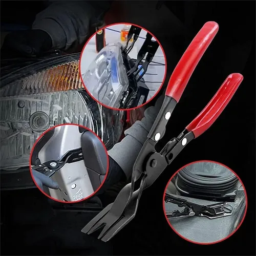 Miniatura 2 de Alicates de plástico para remaches – Alicates de extracción de clips de panel, herramienta de cierre a presión resistente, alicates universales