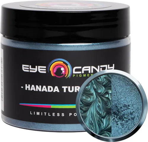 Miniatura 22 de Eye Candy Polvo de pigmento de mica prémium Kaiso Green (50 G), multiusos, aditivo para artes y manualidades, epoxi, arte de resina, esmalte