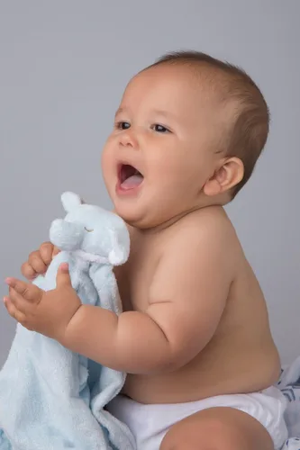 Miniatura 3 de Set de muñecos para abrazar Angel Dear, Cuddle Twins., Azul Elephant
