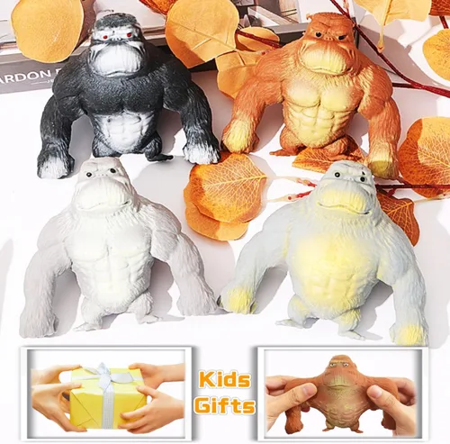 Miniatura 6 de ZTATU Juguete de mono esponjoso elástico para niños (paquete de 1) juguetes para ansiedad para aliviar salpicaduras, autismo, sensoriales, regalos