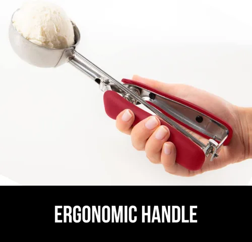 Miniatura 6 de Gorilla Grip - Cuchara con resorte de acero inoxidable de alta calidad, para frutas, galletas y helados, cuchara mediana talla 30 de 2 cucharadas