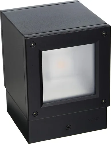 Miniatura 11 de WAC Lighting WS-W2505-AL Rubix - Lámpara de pared LED para exteriores, doble luz, 3000K, aluminio cepillado