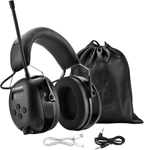 Miniatura 9 de ZOHAN AM/FM Radio Headphone with Digital Display,Ear Protection Noise Reduction Earmuffs,Comfortable Hearing Protector
